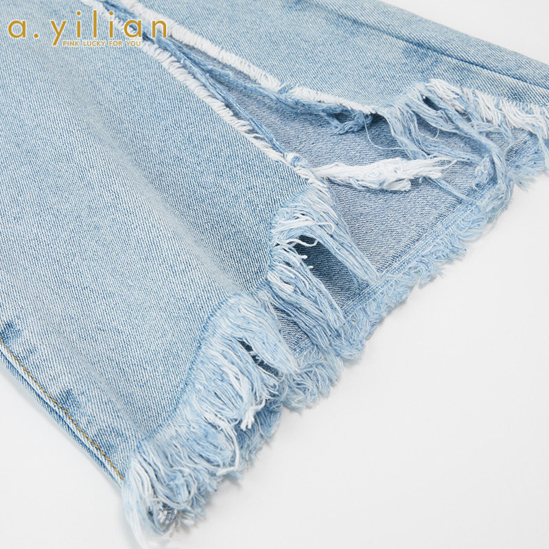 阿依莲2020 ayilian牛仔裤