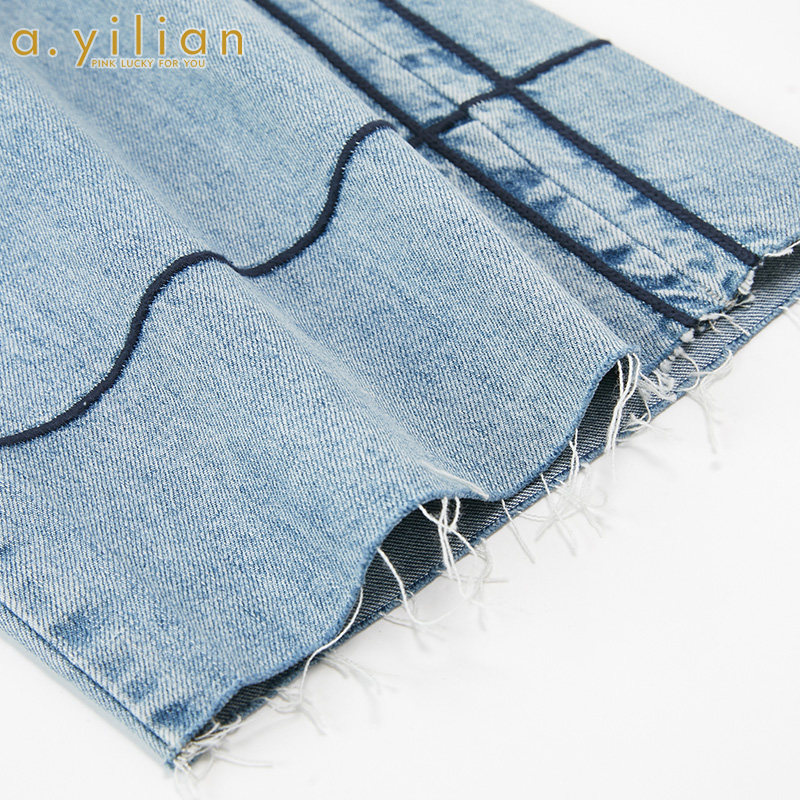 阿依莲2020 ayilian牛仔裤