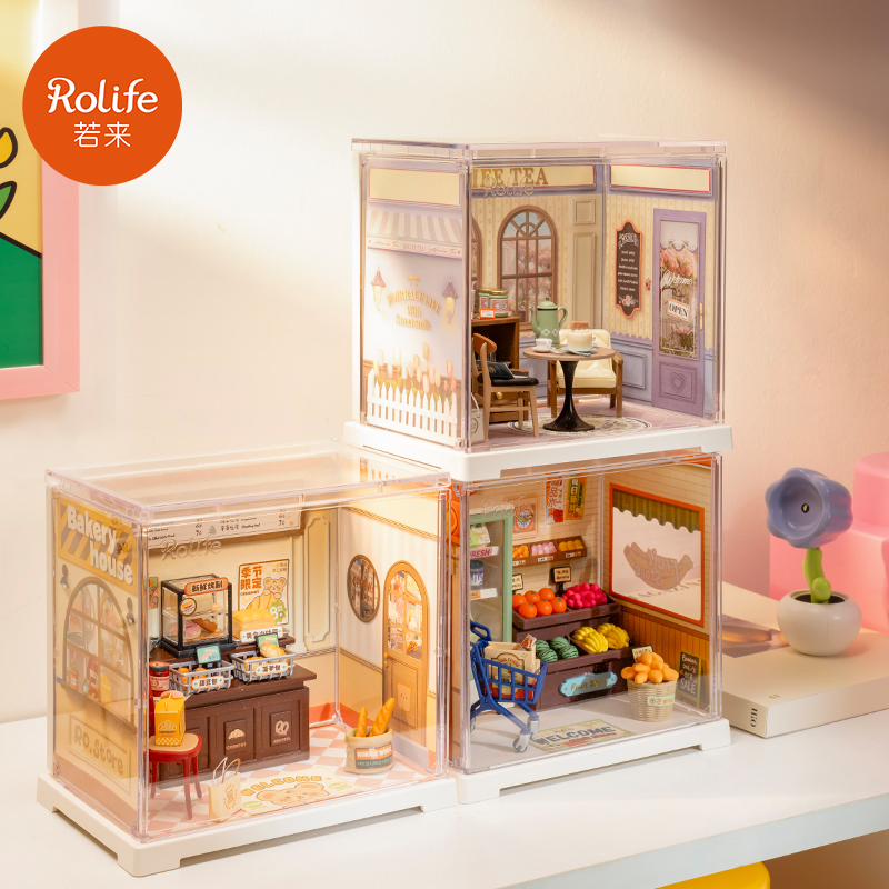 若态若来超级世界miniDIY手工小屋迷你微缩模型拼装儿童礼物男女 - 图3