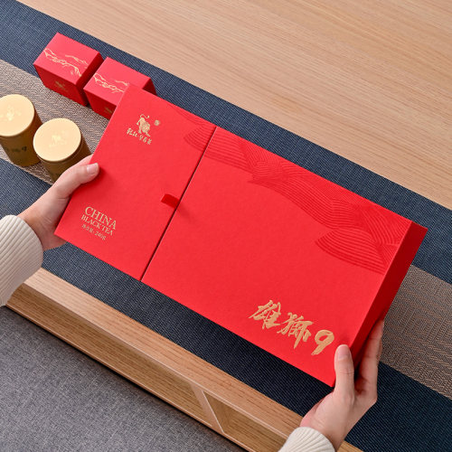 2026新茶现货 乾红早春宜兴明前雄狮9红茶商务送礼高档礼盒240g - 图2