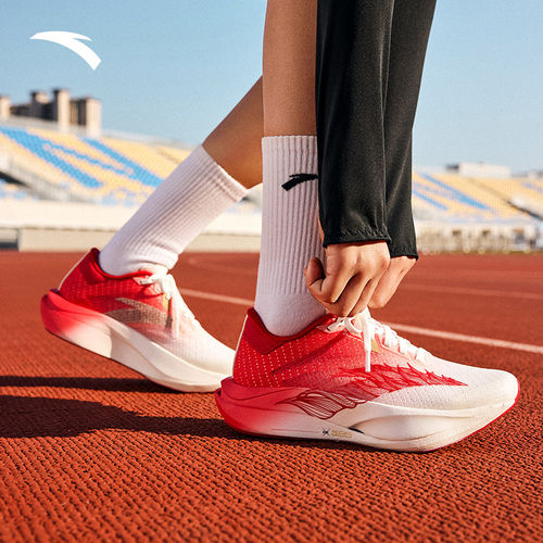 安踏C202 7代竞速碳板跑鞋女款氮85减震专业竞训运动鞋122615575 - 图1