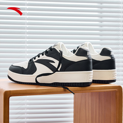 安踏元年厚底板鞋小零感运动鞋男官方正品低帮增高轻便休闲平底鞋 - 图2