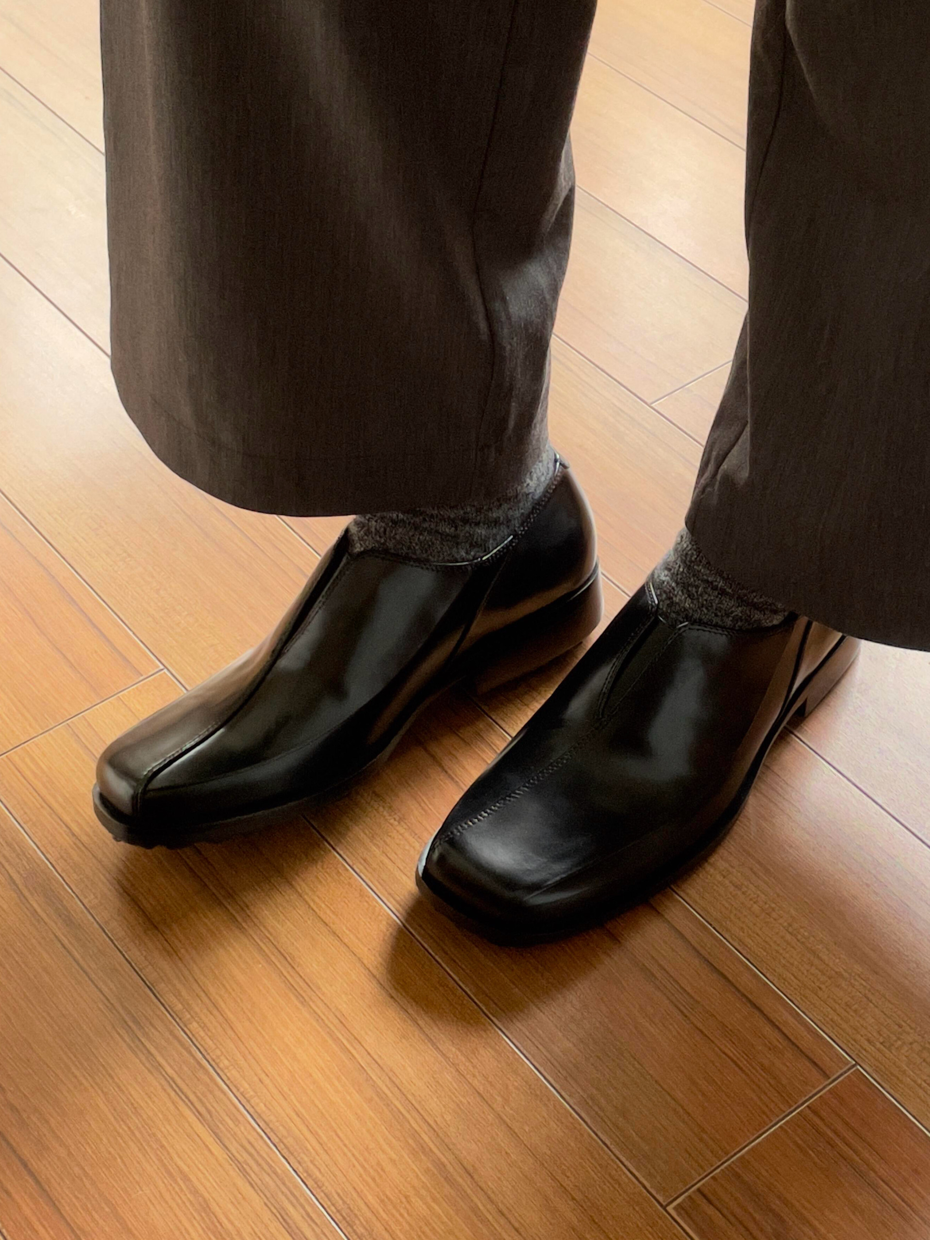 暗黑复古方头缝线休闲皮鞋男女款粗跟德比鞋一脚蹬方头真皮乐福鞋,淘宝优惠券,粉丝福利购,淘宝优惠卷