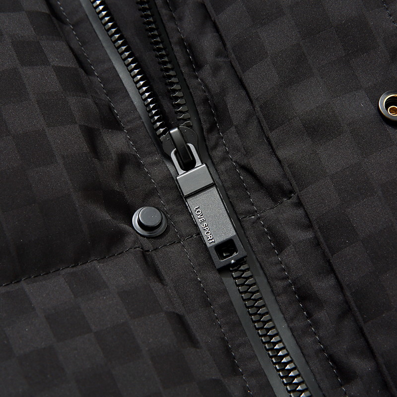 雅鹿男士羽绒服冬季短款2025新款加厚连帽时尚休闲外套保暖白鸭绒