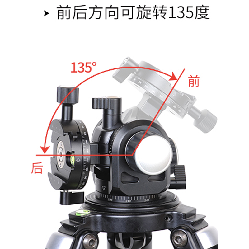 【官方店】晟崴GH-PRO专业全景五维齿轮观鸟微距风景建筑摄影云台