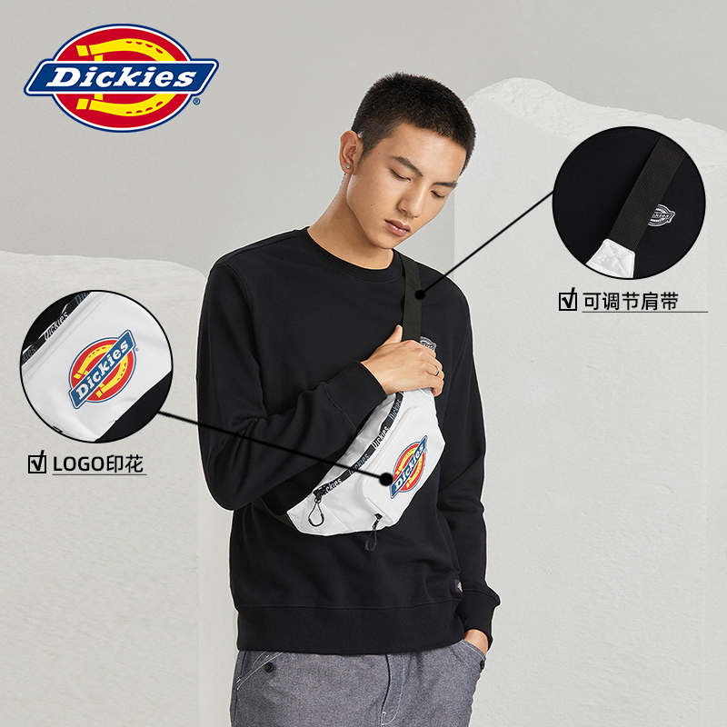 dickies箱包旗舰店【商场同款】Dickies包男女22年春夏新品logo休闲单肩胸包0106053