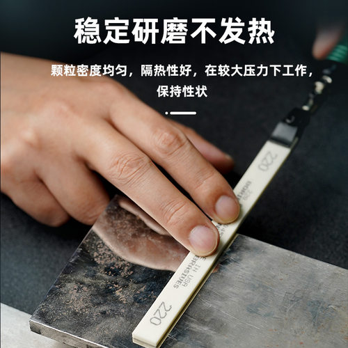 美国必宝油石1/4*1/2*6模具抛光油石条AO白AS红150#-600#BORIDE - 图2