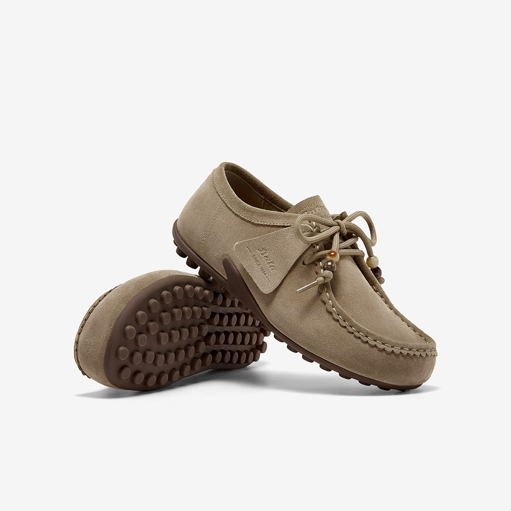 Bata袋鼠鞋女2025秋商场新款牛剖皮厚底百搭通勤勃肯鞋73117CM5,淘宝优惠券,粉丝福利购,淘宝优惠卷