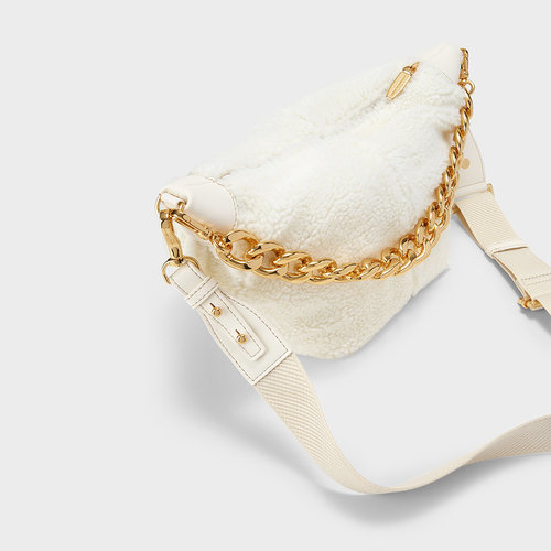 CHARLES&KEITH秋冬女包CK2-40781925柔软粗链条单肩松弛感托特包 - 图2