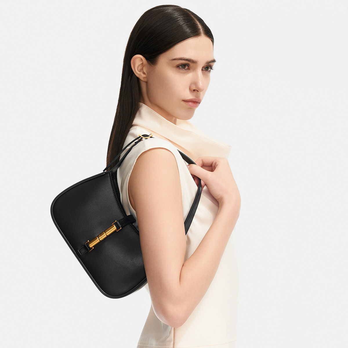 CHARLES&KEITH秋冬女包CK2-20151402简约温柔单肩斜挎腋下包女,淘宝优惠券,粉丝福利购,淘宝优惠卷