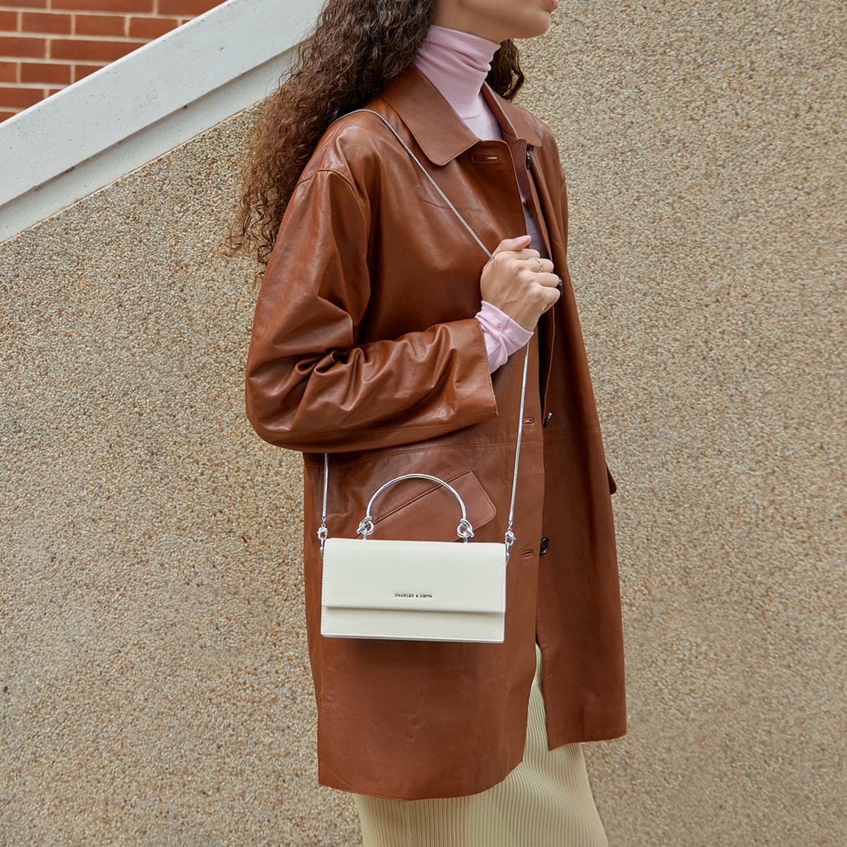 [新年礼物]CHARLES&KEITH秋冬CK6-10840559-A金属提手链条小方包,淘宝优惠券,粉丝福利购,淘宝优惠卷