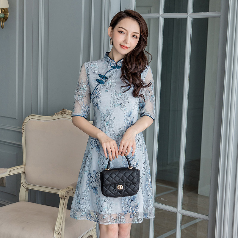 少女年轻款中国风2020夏季连衣裙 jossepon旗袍