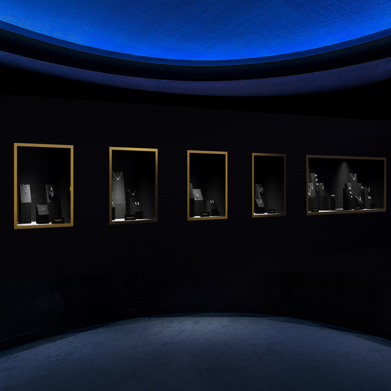 凡西FANXI高档首饰展示架项链戒指手表橱窗展柜陈列珠宝展示道具 - 图2