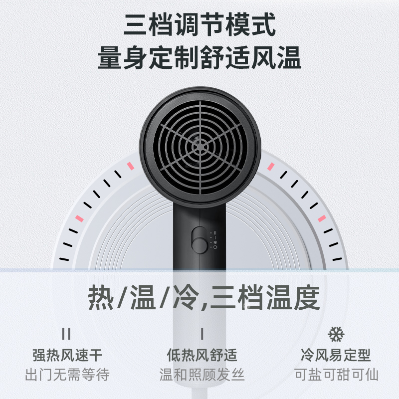 飞科电吹风机家用大功率宿舍用学生负离子护发恒温吹风筒官方正品