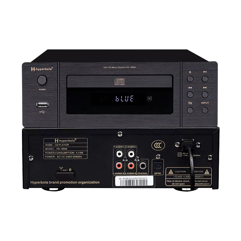 HD8908专业发烧家用蓝牙CD机 HIFI数字转盘无损播放器手机APP选曲 - 图2