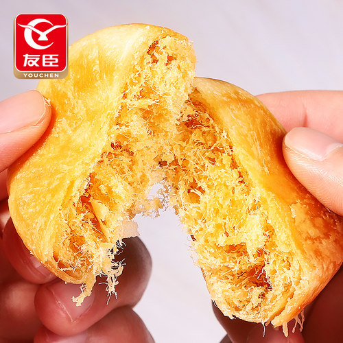 友臣肉松饼官方旗舰店面包零食品糕点特产健康办公室整箱早餐面包 - 图1