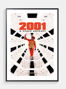 2001太空漫游装饰画电影海报挂画