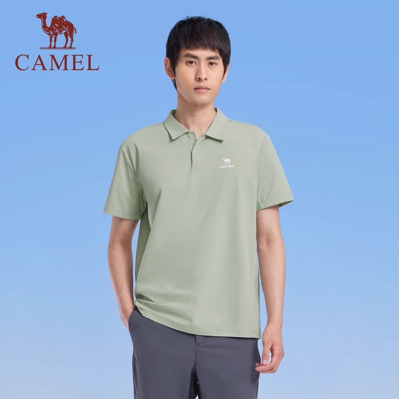 骆驼运动polo衫男士2025夏季索罗娜速干透气短袖爸爸商务休闲T恤,淘宝优惠券,粉丝福利购,淘宝优惠卷