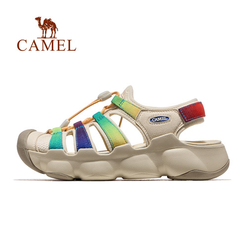 骆驼户外溯溪鞋夏季女2025新款女鞋运动凉鞋速干透气沙滩涉水鞋子 - 图0