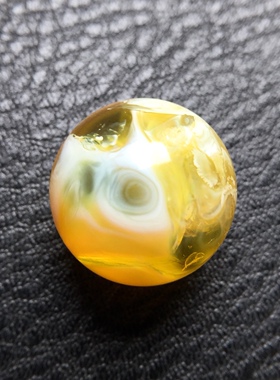 鸡油黄金绞白 妖花 蜜蜡圆珠 散珠 配珠14 15 16 17 18 19mm 自选