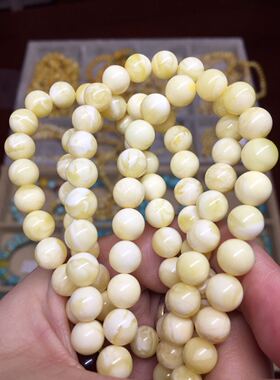 俄料证书蜡质项链