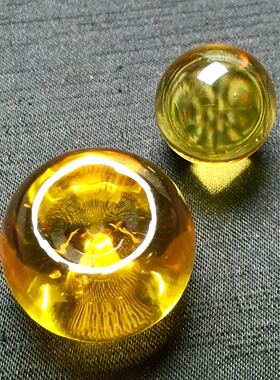 波罗的海琥珀  净水金珀 28苹果珠 圆珠20mm 锁骨链 金光透亮