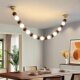Long island shape bead lamp for dining table and bar