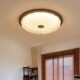 New Chinese style solid wood iron eye-protecting atmospheric ceiling lamp