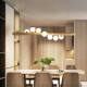 Nordic Japanese restaurant chandelier log commercial shop bar