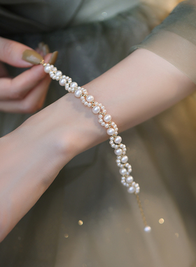 天然淡水珍珠猫爪手链