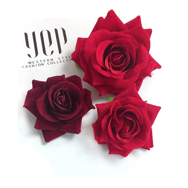 新娘结婚饰品仿真花朵红色玫瑰胸花婚礼配饰旗袍礼服胸针主持人 - 图2