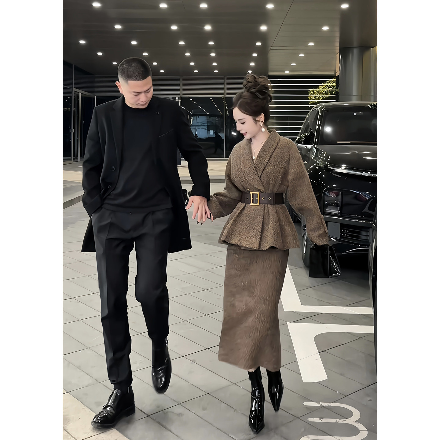 董小姐高端定制套装女白鸭绒羊毛呢外套半身裙独特漂亮冬装一整套,淘宝优惠券,粉丝福利购,淘宝优惠卷