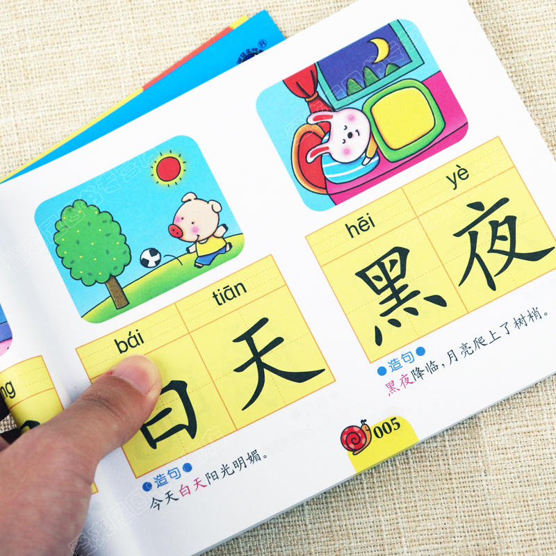 【25元3本】识字书幼儿认字书识字大王简单汉字看图认字识词教材我的第一本汉字书认知汉子书大班一年级幼小衔接儿童早教启蒙-图3