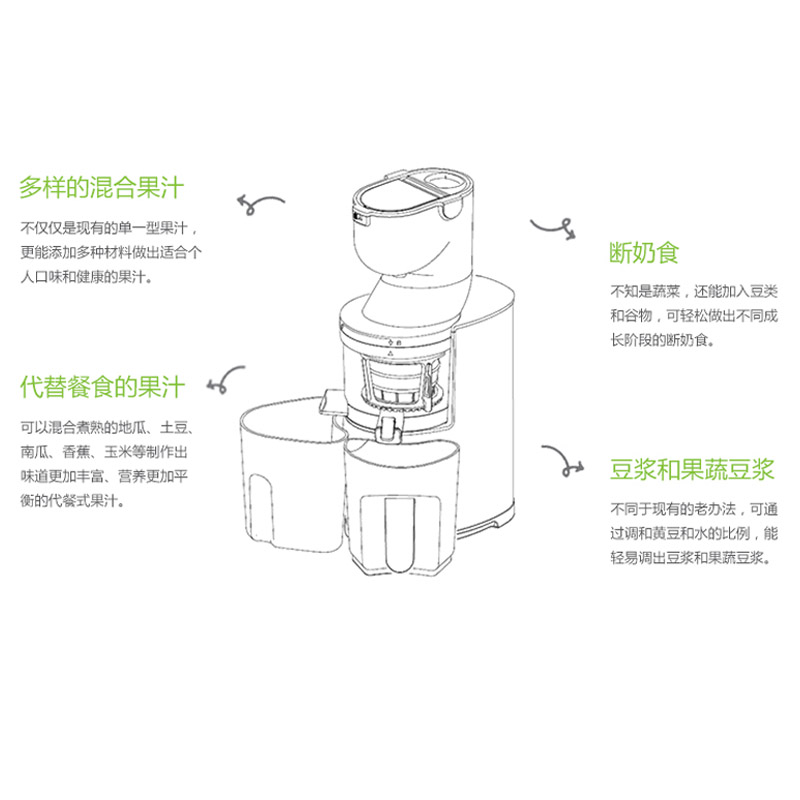 乐扣乐扣原汁正品大口径家用榨汁机 乐扣乐扣家电原汁机