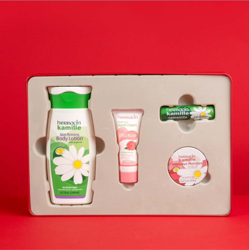 2022新年礼物德国小甘菊&虎年礼盒 herbacin化妆品护手霜