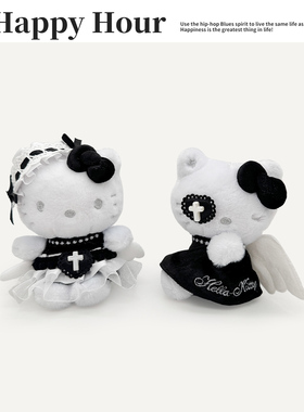 正版哈喽Kitty毛绒包包挂件