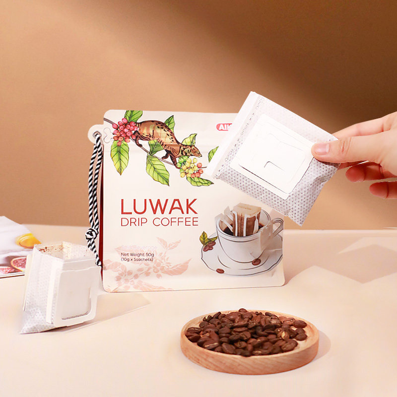 益昌老街猫屎挂耳黑咖啡印尼麝香猫咖啡豆现磨级手冲咖啡粉5杯,淘宝优惠券,粉丝福利购,淘宝优惠卷