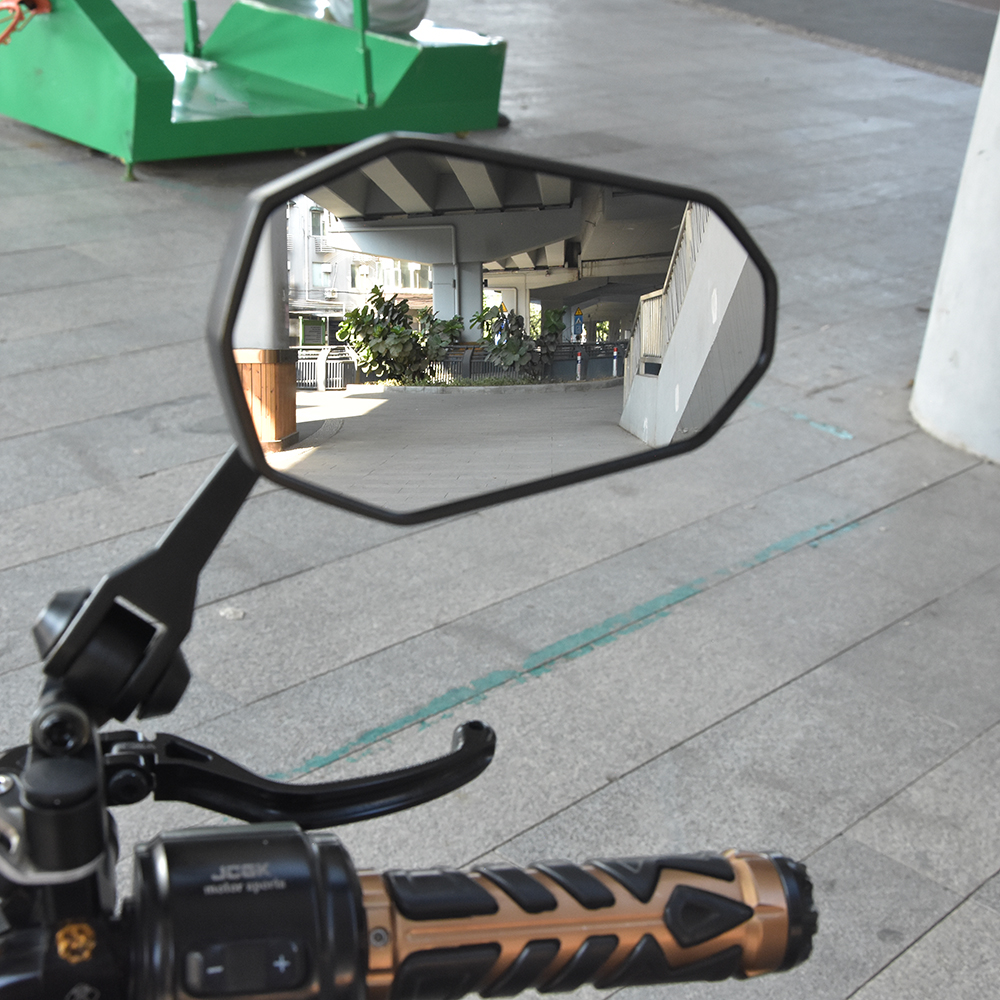 AOS9后视镜适用九号小牛深远雅迪台铃电动车摩托车祖国日本反光镜 - 图0