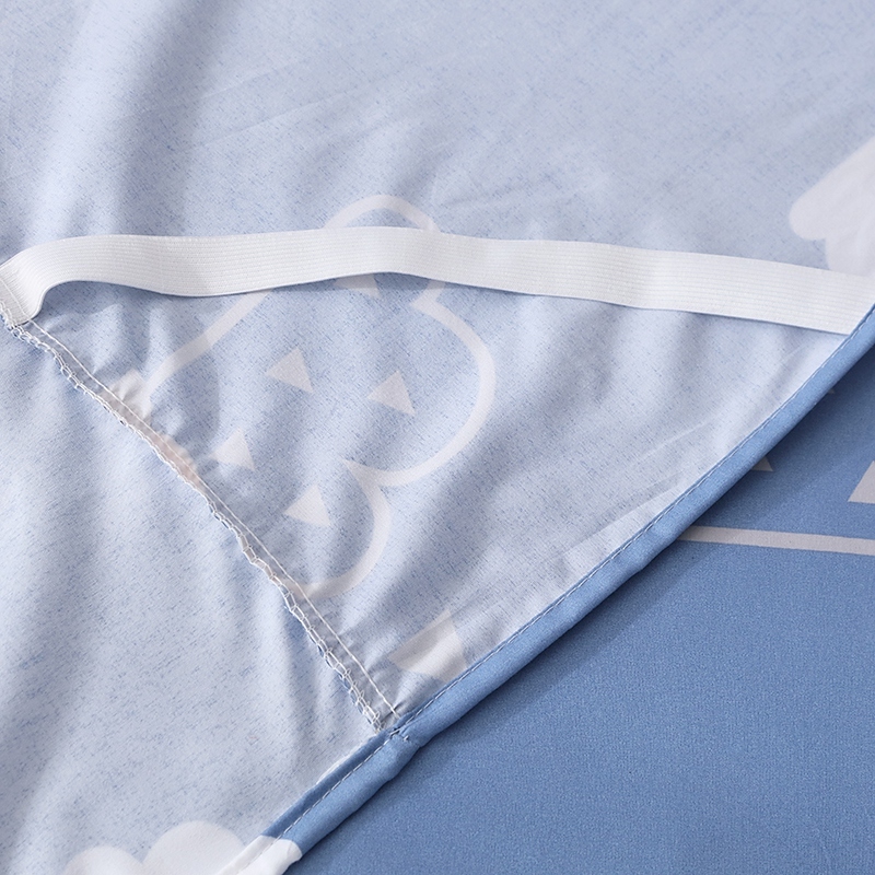 床罩全棉床裙式床套款单件床垫保护1.5m1.8m防滑防尘床单纯棉床笠 - 图2