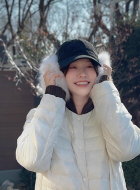 四季宽檐净版纯棉显脸小棒球帽女