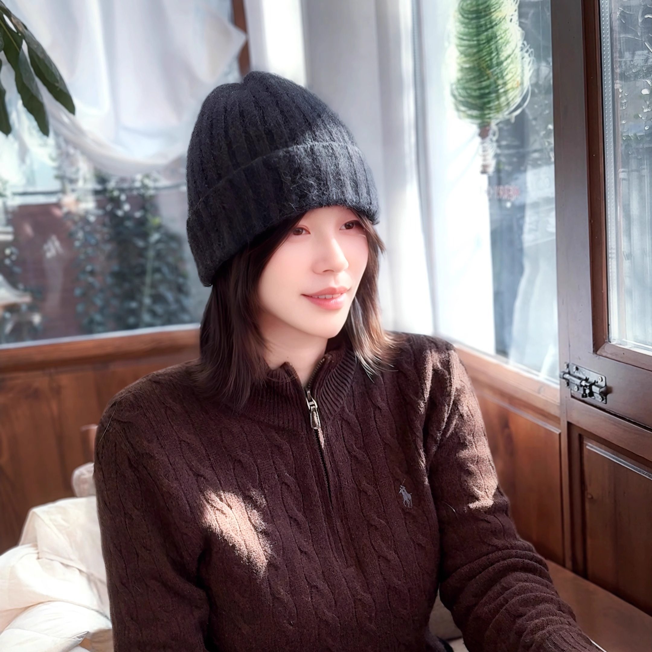 兔毛保暖毛线帽子女冬韩国东大门代购百搭针织护耳帽冷帽护耳帽潮,淘宝优惠券,粉丝福利购,淘宝优惠卷