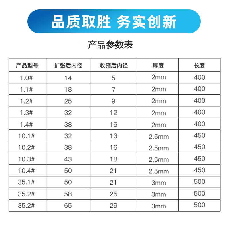 1kv电缆冷缩管绝缘套管电力冷缩附件高低压10-35KV硅胶绝缘护套管 - 图2