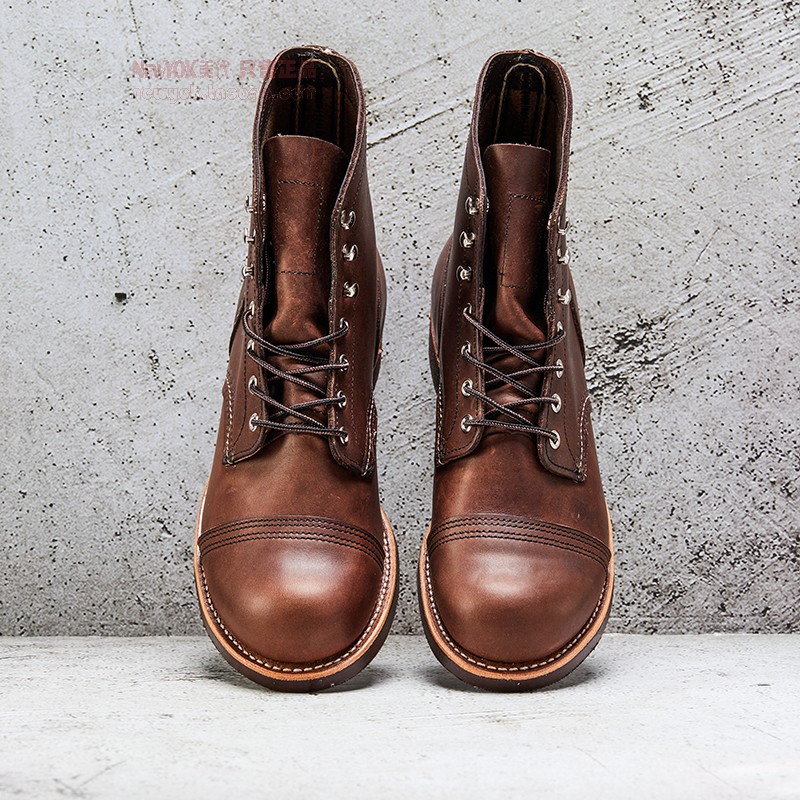 美国专柜正品现货秒发 RED WING 红翼 RW 8111男女款圆头工装靴 - 图2