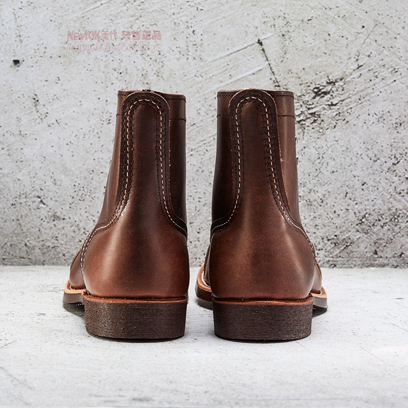 美国专柜正品现货秒发 RED WING 红翼 RW 8111男女款圆头工装靴 - 图1