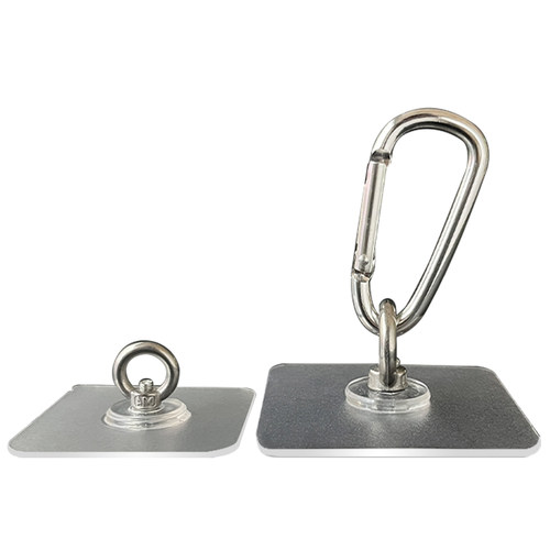 大号吊环挂钩晾衣绳户外固定器不锈钢吊钩天花板吊顶免打孔粘钩 - 图3