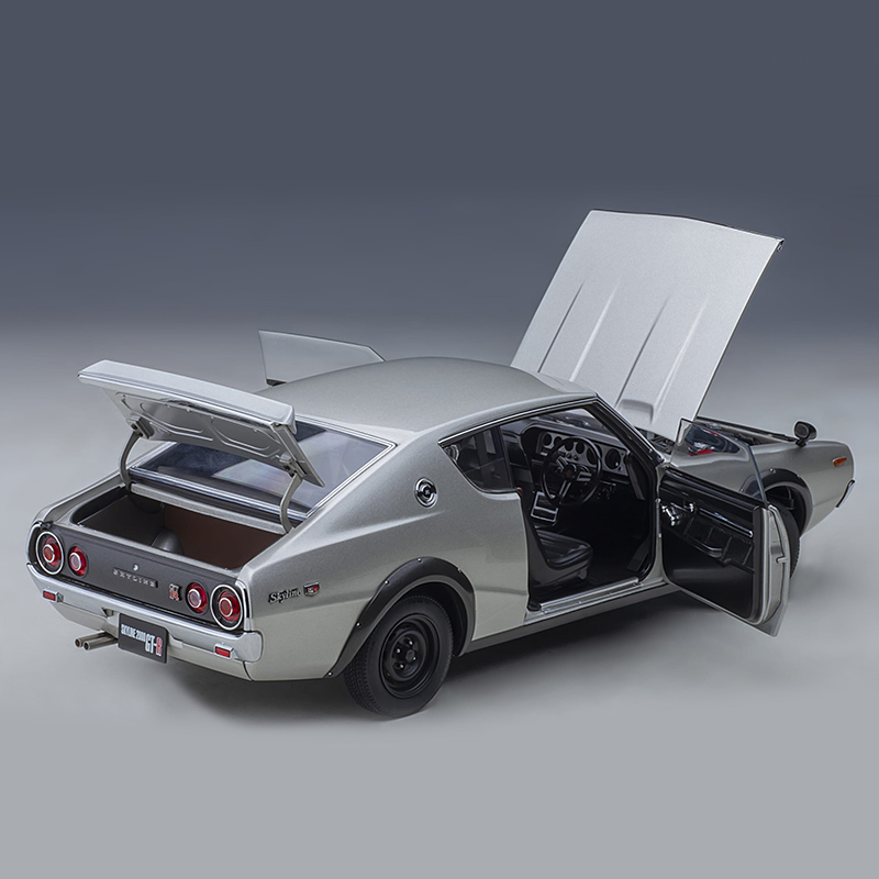 奥拓AUTOART 1:18日产天际线Skyline GT-R(KPGC110)汽车模型车模-图1