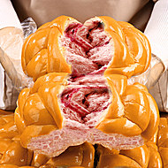 稻香村牛乳紫薯老面包6袋655克