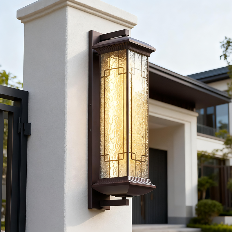 太阳能户外壁灯防水庭院灯室外墙别墅大门口柱子新中式复古露台灯,淘宝优惠券,粉丝福利购,淘宝优惠卷