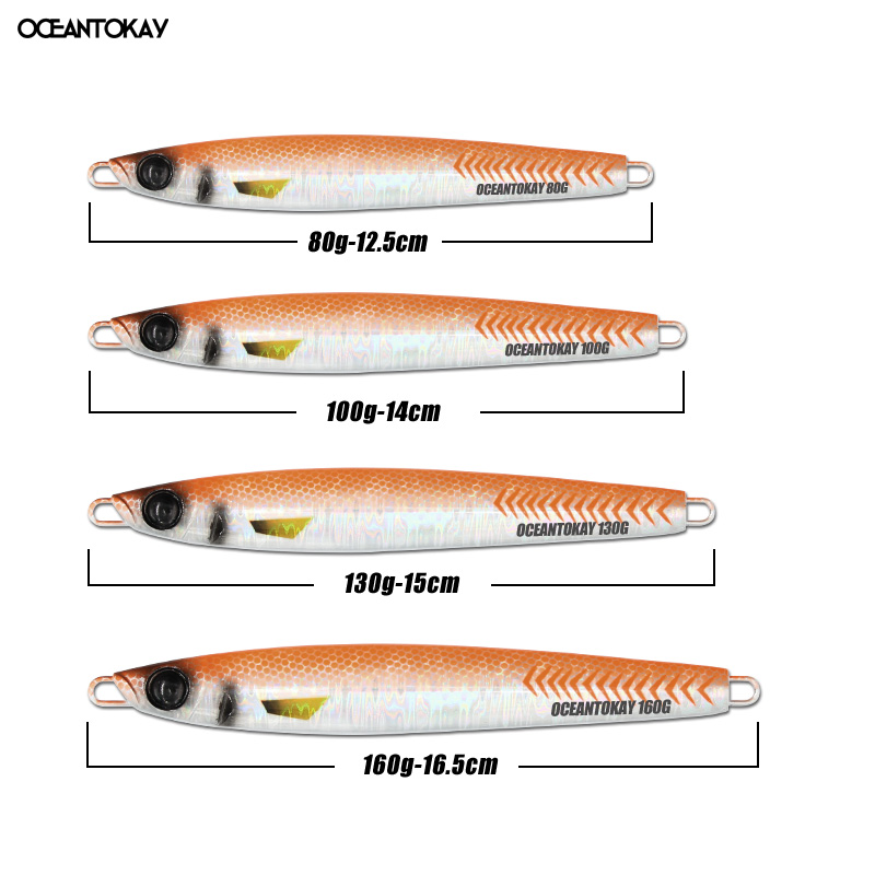 海钓速沉慢摇快抽铁板饵带UV80g100g130g160g鲅鱼炮弹金枪章红饵,淘宝优惠券,粉丝福利购,淘宝优惠卷