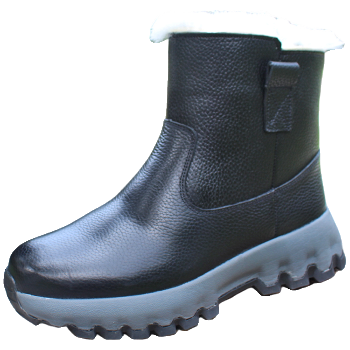 皮毛一体雪地靴男加厚纯羊毛东北大棉靴冬季加绒保暖户外防寒靴子,淘宝优惠券,粉丝福利购,淘宝优惠卷